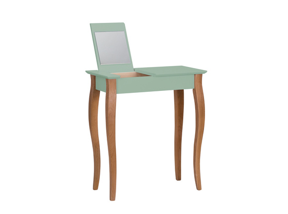 LILLO Dressing Table with Mirror 65x35cm Sage Green