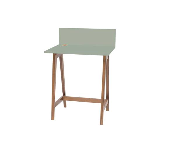 LUKA Writing Desk 65x50cm Oak Sage Green