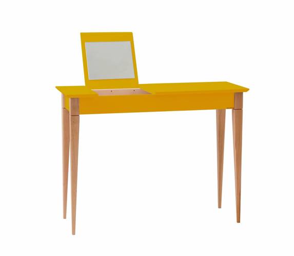 MIMO Dressing Table with Mirror 105x35cm Broom Yellow