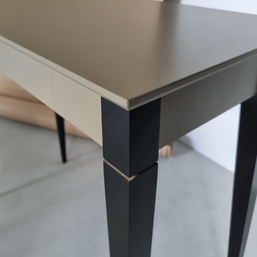 MIMO Schreibtisch 105x40cm Schwarz Beine / Marinblau