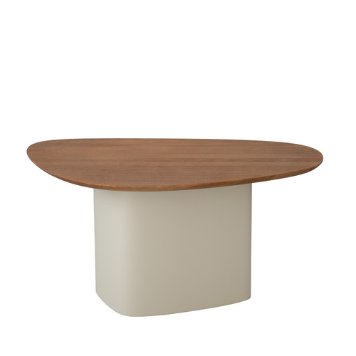 Table Basse Cells Mini 90x55xH45cm Beige Brun Chêne