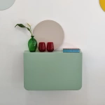 KLAPP Klappbarer Wandtisch 60x70cm Eschenholz Weiß 