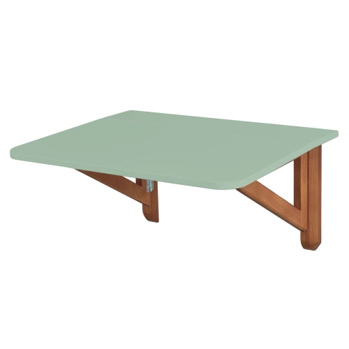 KLAPP Klappbarer Wandtisch 60x70cm Eiche Salbeigrün 