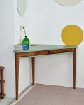 Hoekbureau Ashme 114x85x85cm Eik Salie Groen