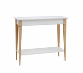 MIMO Console Table with Shelf 85x35cm - White