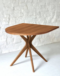 Table Demi Ovale en Bois JUBI 90x90cm - Différentes couleurs