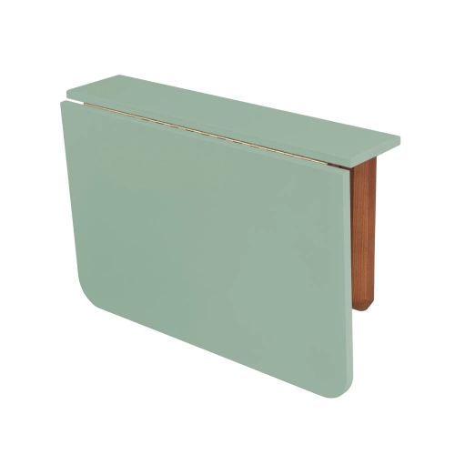 KLAPP Table murale rabattable 60x70cm Chêne Vert Sauge 