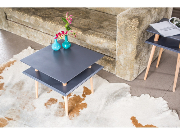 Table basse SQUARE 55x55x45cm - Rose Poudré
