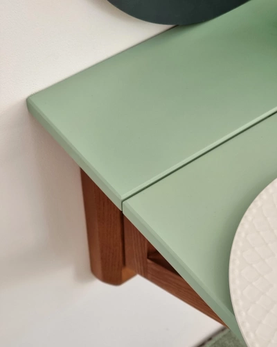 KLAPP Opklapbare wandtafel 60x70cm Essenhout Zwart