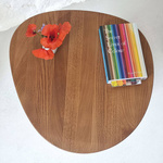 Cells Mini Coffee Table 50x50xH50cm Brown Beige Dąb