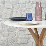 JUBI Round Table diam. 80cm Petrol Blue